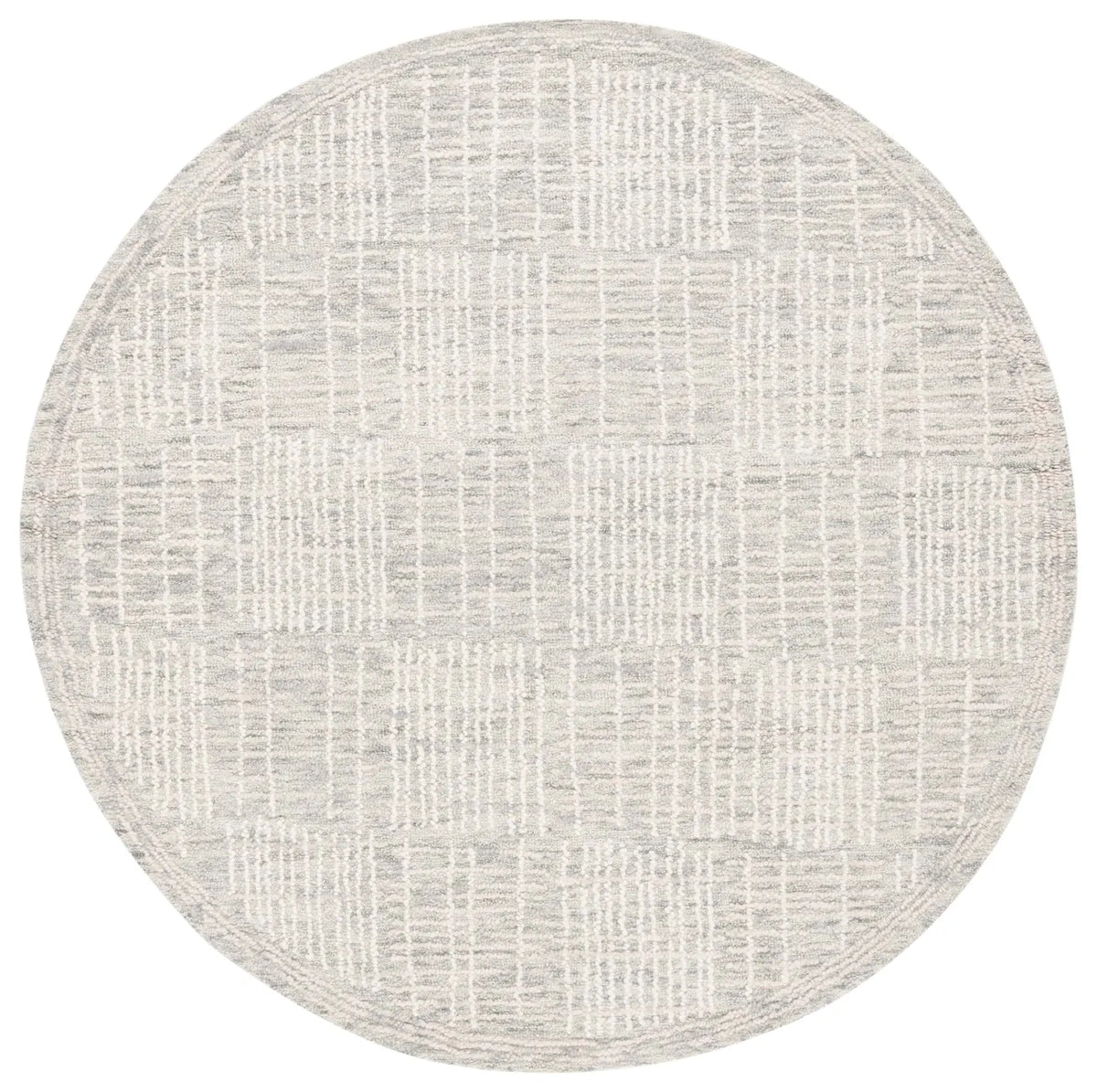 Safavieh Abstract 6'-0" x 6'-0" Rug in Grey / Ivory