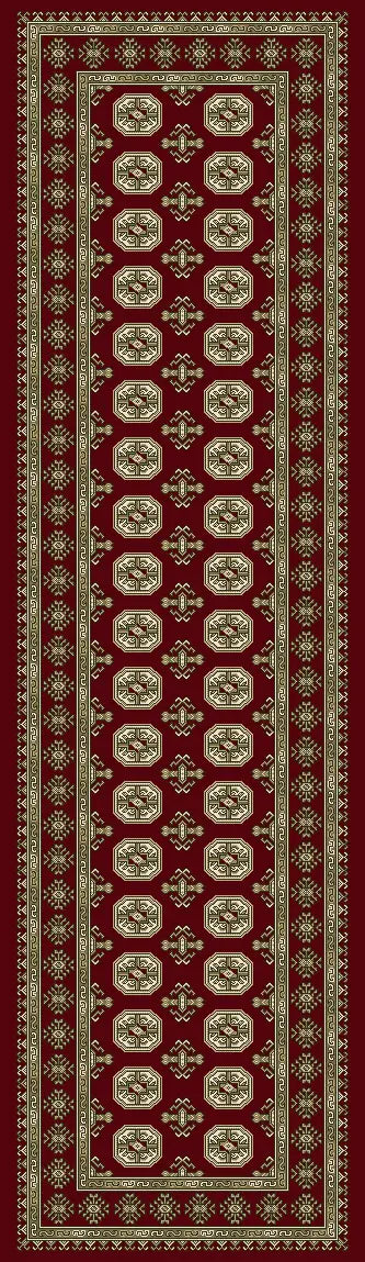 Dynamic Rugs Ancient Garden 57102 Red/Beige Rug - Runner 2
