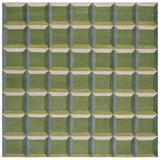 Safavieh Genre 7'-0" x 7'-0" Rug in Green / Beige