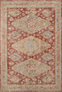 Loloi Gaia Gaa-02 Gold/Brick Rugs - main flat
