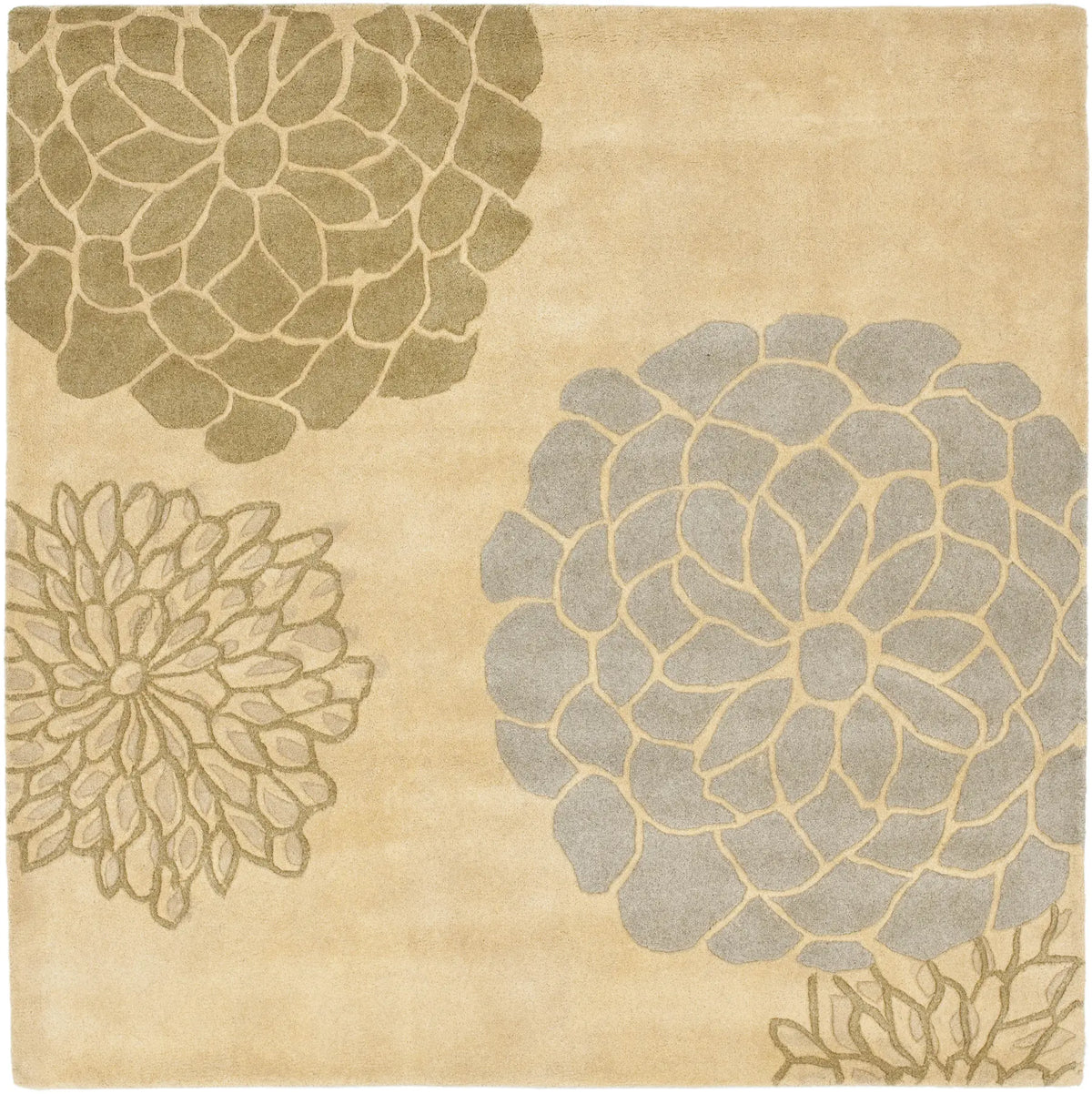 Safavieh Soho 6'-0" x 6'-0" Rug in Beige / Multi