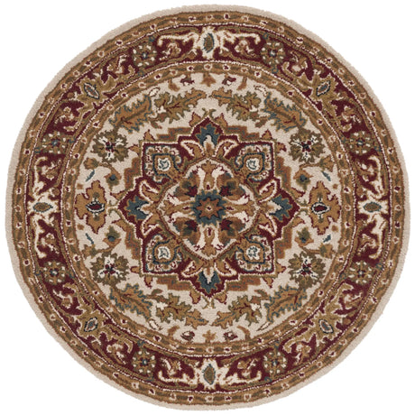 Safavieh Classic 3'-6" x 3'-6" Rug in Light Gold / Red