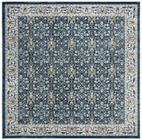 Safavieh Madison 6'-7" x 6'-7" Rug in Navy / Creme