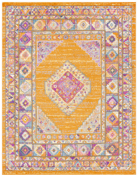 Safavieh Madison 10'-0" x 14'-0" Rug in Orange / Fuchsia