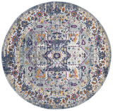 Safavieh Evoke 6'-7" x 6'-7" Rug in Grey / Navy