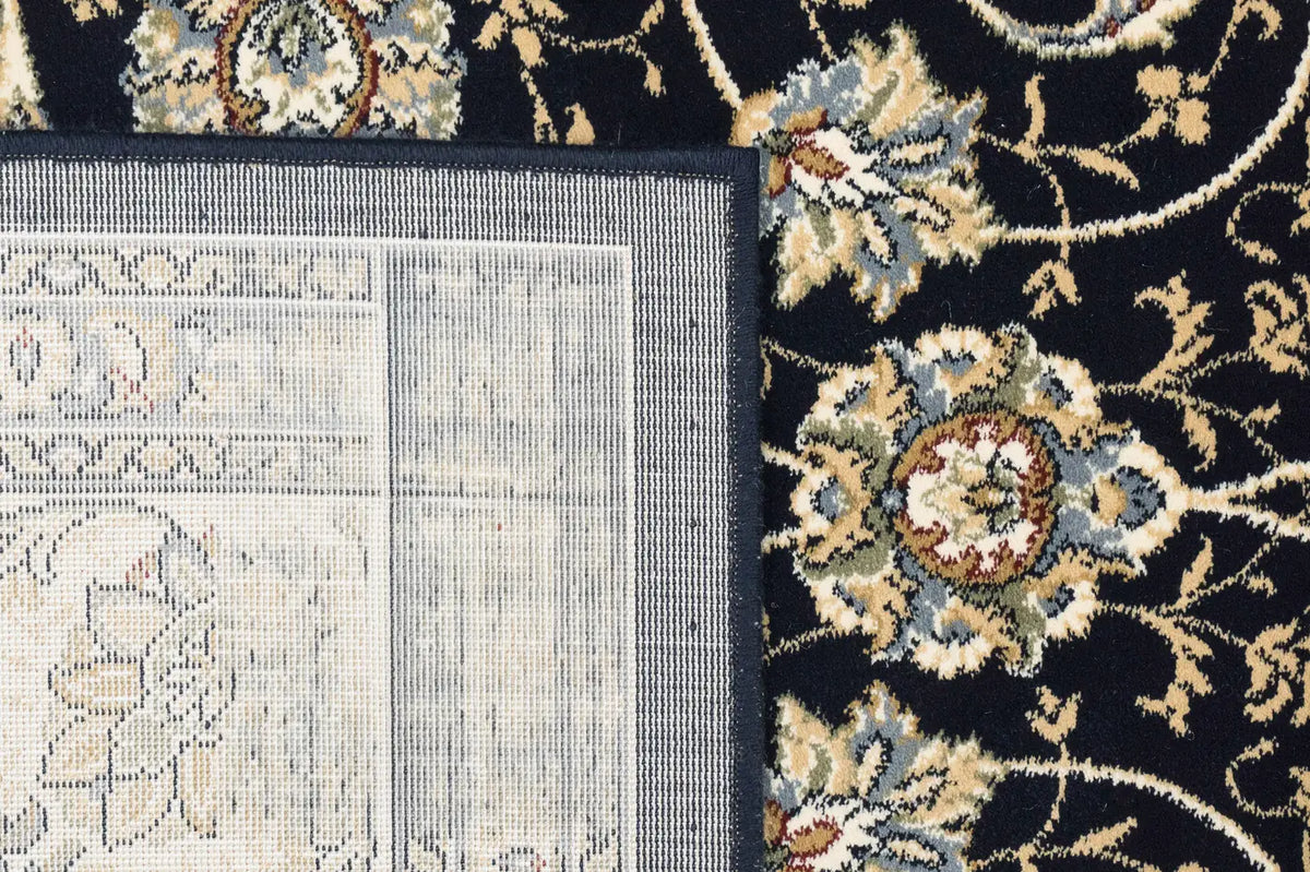Dynamic Rugs Ancient Garden 57120 Blue / Ivory Rugs - Corner