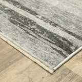 Oriental Weavers Sphinx Hayden Hay07 Grey/ Beige Rug - corner detail