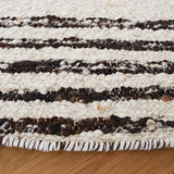 Safavieh Natura 6'-0" x 6'-0" Rug in Black / Ivory