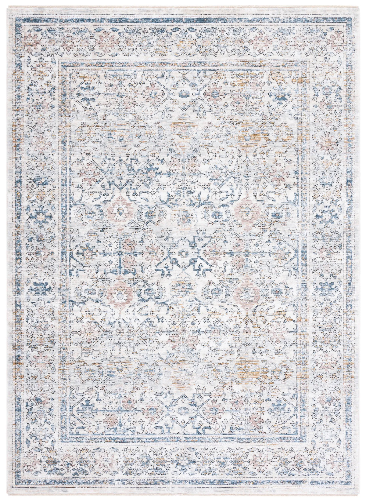 Safavieh Moondust 600 4'-0" x 6'-0" Rug in Ivory / Blue