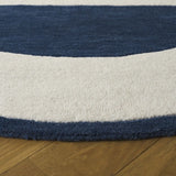 Safavieh Rodeo Drive 6'-0" x 6'-0" Rug in Ivory / Navy