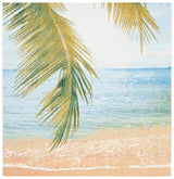 Safavieh Barbados 500 6'-6" x 6'-6" Rug in Gold / Blue