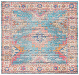 Safavieh Saffron 6'-0" x 6'-0" Rug in Rust / Blue