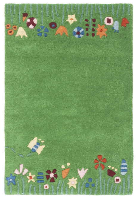 Safavieh Safavieh Kids 2'-0" x 3'-0" Rug in Green / Multi