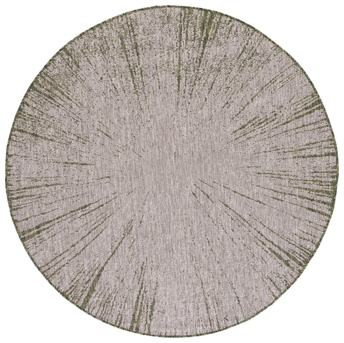 Safavieh Courtyard 6'-7" x 6'-7" Rug in Beige / Dark Green
