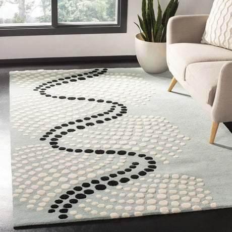 Safavieh Soho 5'-0" x 8'-0" Rug in Grey / Ivory