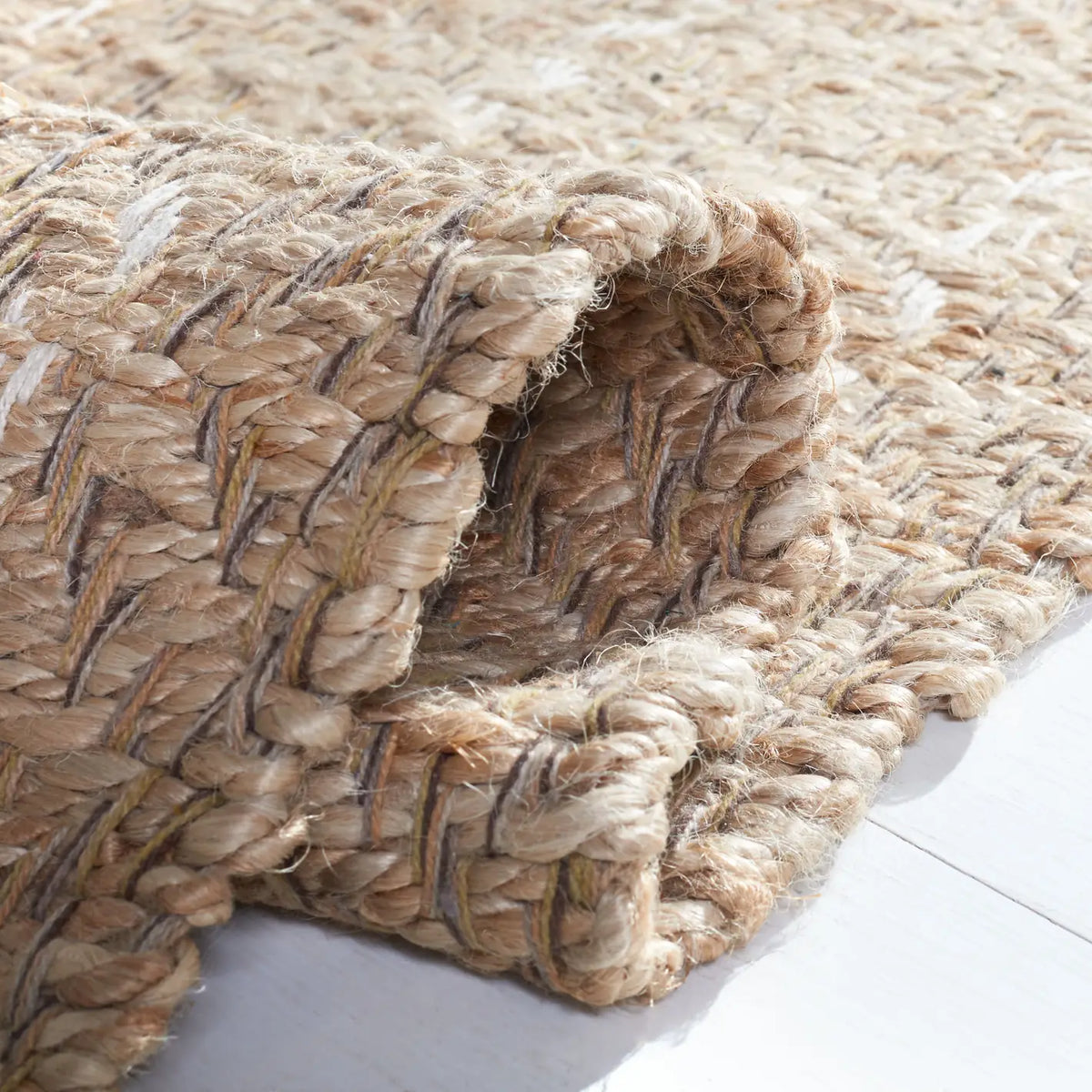 Safavieh Cape Cod 4'-0" x 6'-0" Rug in Natural / Purple