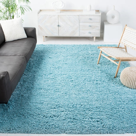 Safavieh Polar Shag 10'-0" x 14'-0" Rug in Light Turquoise