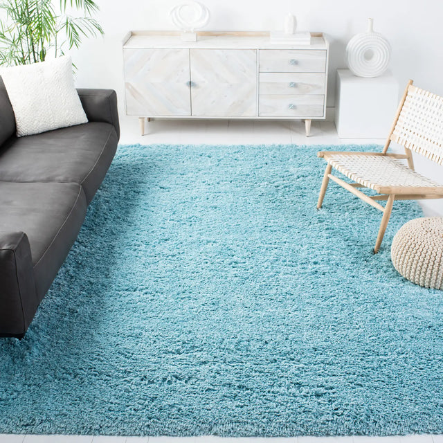 Safavieh Polar Shag 10'-0" x 14'-0" Rug in Light Turquoise