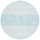 Safavieh Courtyard 6'-7" x 6'-7" Rug in Aqua / Grey