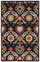 Safavieh Blossom 4'-0" x 6'-0" Rug in Brown / Orange