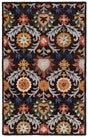 Safavieh Blossom 4'-0" x 6'-0" Rug in Brown / Orange