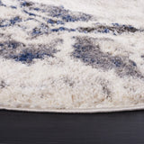 Safavieh Petra 6'-7" x 6'-7" Rug in Ivory / Blue