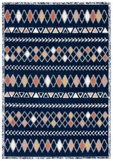 Safavieh Marrakesh 4'-0" x 6'-0" Rug in Navy / Multi