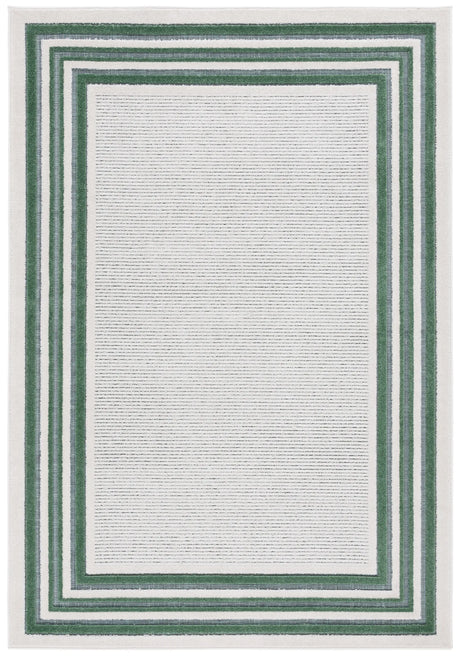Safavieh Cabana 4'-0" x 6'-0" Rug in Ivory / Green