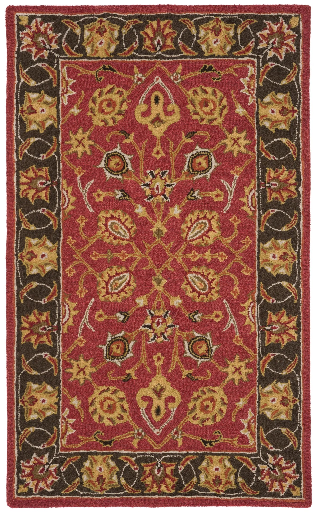 Safavieh Heritage 3'-0" x 5'-0" Rug in Red / Gold