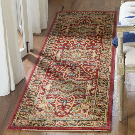 Safavieh Mahal 2'-2" x 10'-0" Rug in Natural / Navy