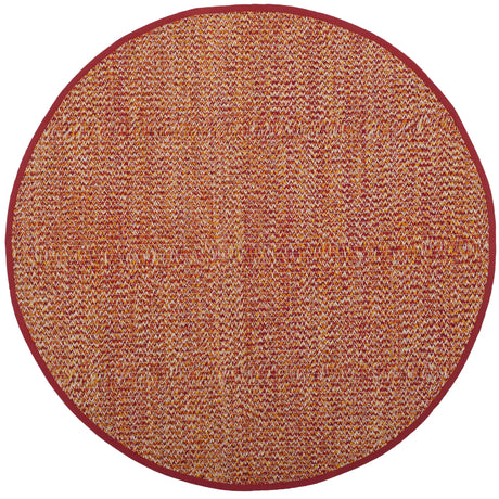 Safavieh Montauk 6'-0" x 6'-0" Rug in Orange / Multi