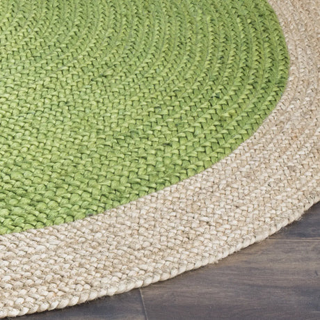 Safavieh Natural Fiber 5'-0" x 5'-0" Rug in Green / Natural