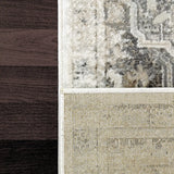 Dynamic Rugs Zen 8345 Grey Rugs - Corner