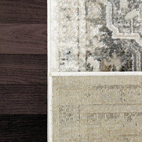 Dynamic Rugs Zen 8345 Grey Rugs - Corner