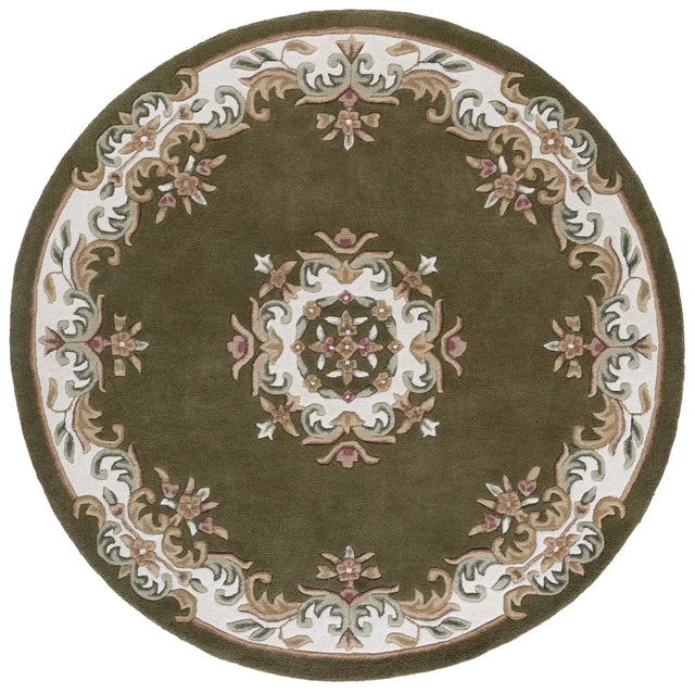 Safavieh Aubusson 6'-0" x 6'-0" Rug in Grey / Ivory