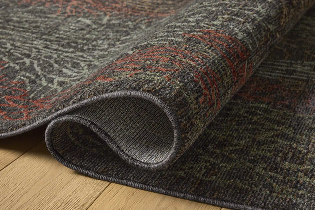 Loloi Winchester WNC-10 Traditional Power Loomed Ink, Multi Rug - pile height