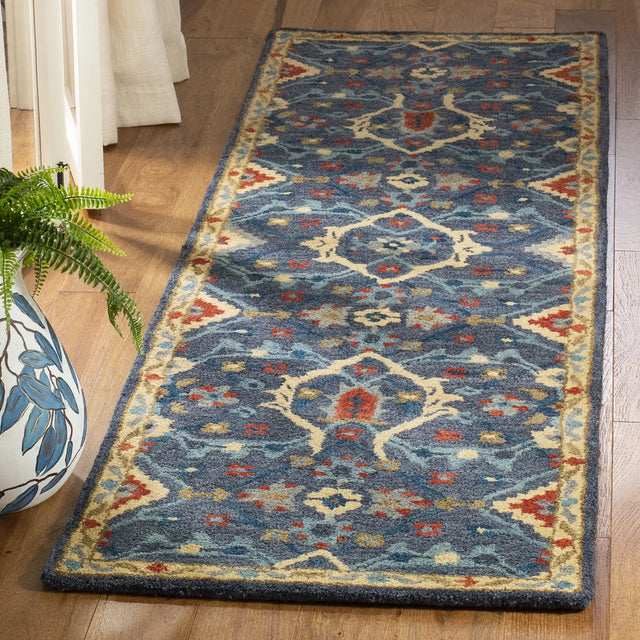 Safavieh Heritage 2'-3" x 8'-0" Rug in Navy / Multi