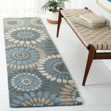 Safavieh Jardin 2'-3" x 8'-0" Rug in Grey / Blue