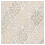 Safavieh Ebony 6'-0" x 6'-0" Rug in Beige / Ivory