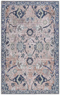 Safavieh Tucson 4'-0" x 6'-0" Rug in Light Blue / Navy