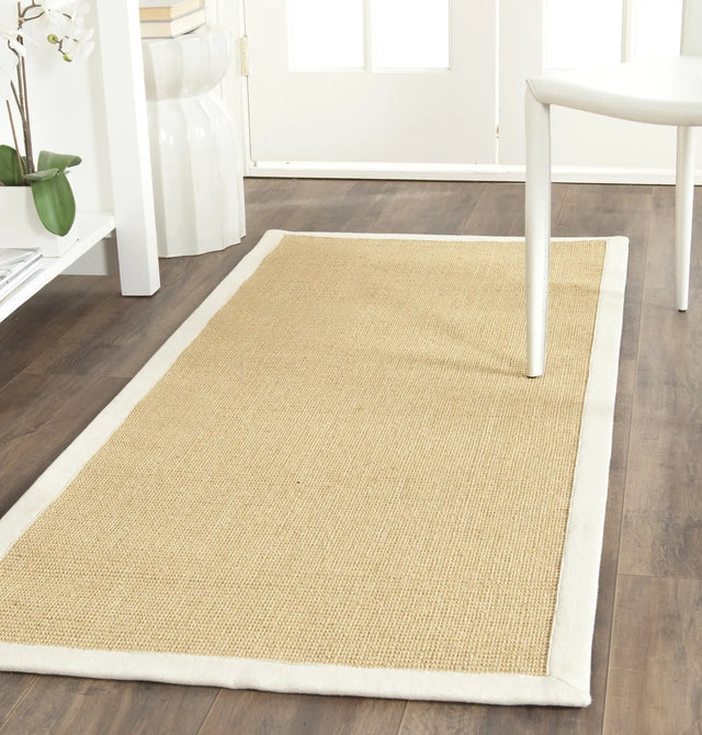 Safavieh Natural Fiber 2'-6" x 10'-0" Rug in Maize / Wheat