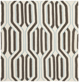 Safavieh Dhurries 6'-0" x 6'-0" Rug in Ivory / Multi