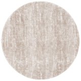 Safavieh Penelope Shag 6'-7" x 6'-7" Rug in Beige / Ivory