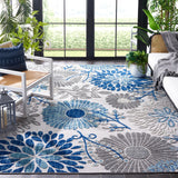 Safavieh Cabana 10'-0" x 14'-0" Rug in Grey / Blue