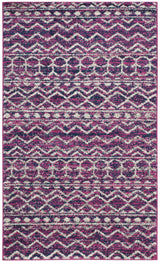 Safavieh Madison 3'-0" x 5'-0" Rug in Fuchsia / Navy