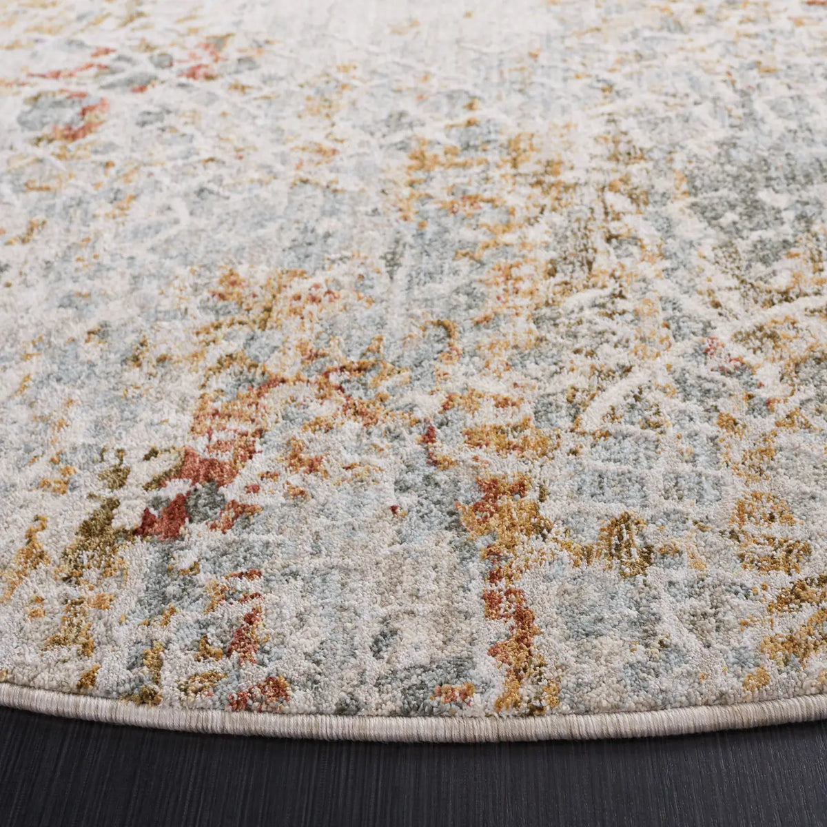 Safavieh Adrianna 6'-7" x 6'-7" Rug in Blue / Gold