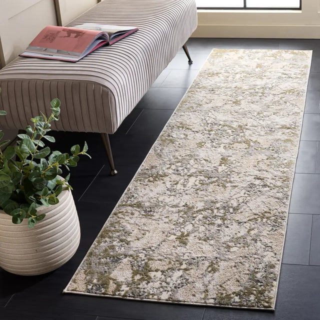 Safavieh Pearl 2'-2" x 8'-0" Rug in Ivory / Grey Green