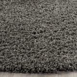 Safavieh Sga-Athens Shag 6'-7" x 6'-7" Rug in Dark Grey