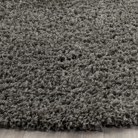 Safavieh Sga-Athens Shag 6'-7" x 6'-7" Rug in Dark Grey