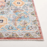 Safavieh Arizona 4'-0" x 6'-0" Rug in Rust / Aqua